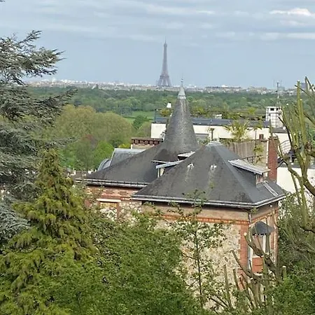 Appartement Beau Duplex Vue Tour Eiffel